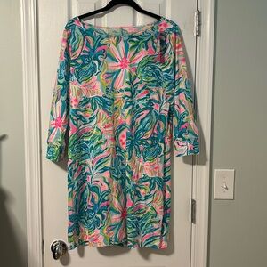 New with tags Lilly Pulitzer 3/4 sleeve dress size large